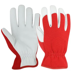 red mechanics gloves