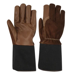 cowhide & split leather gloves
